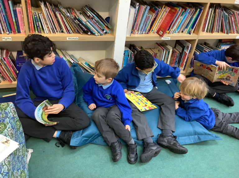 Year 6 and Foundation Stage Reading Buddies